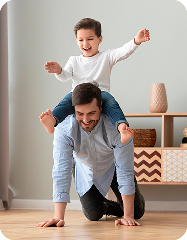 Papa e hijo cusezar