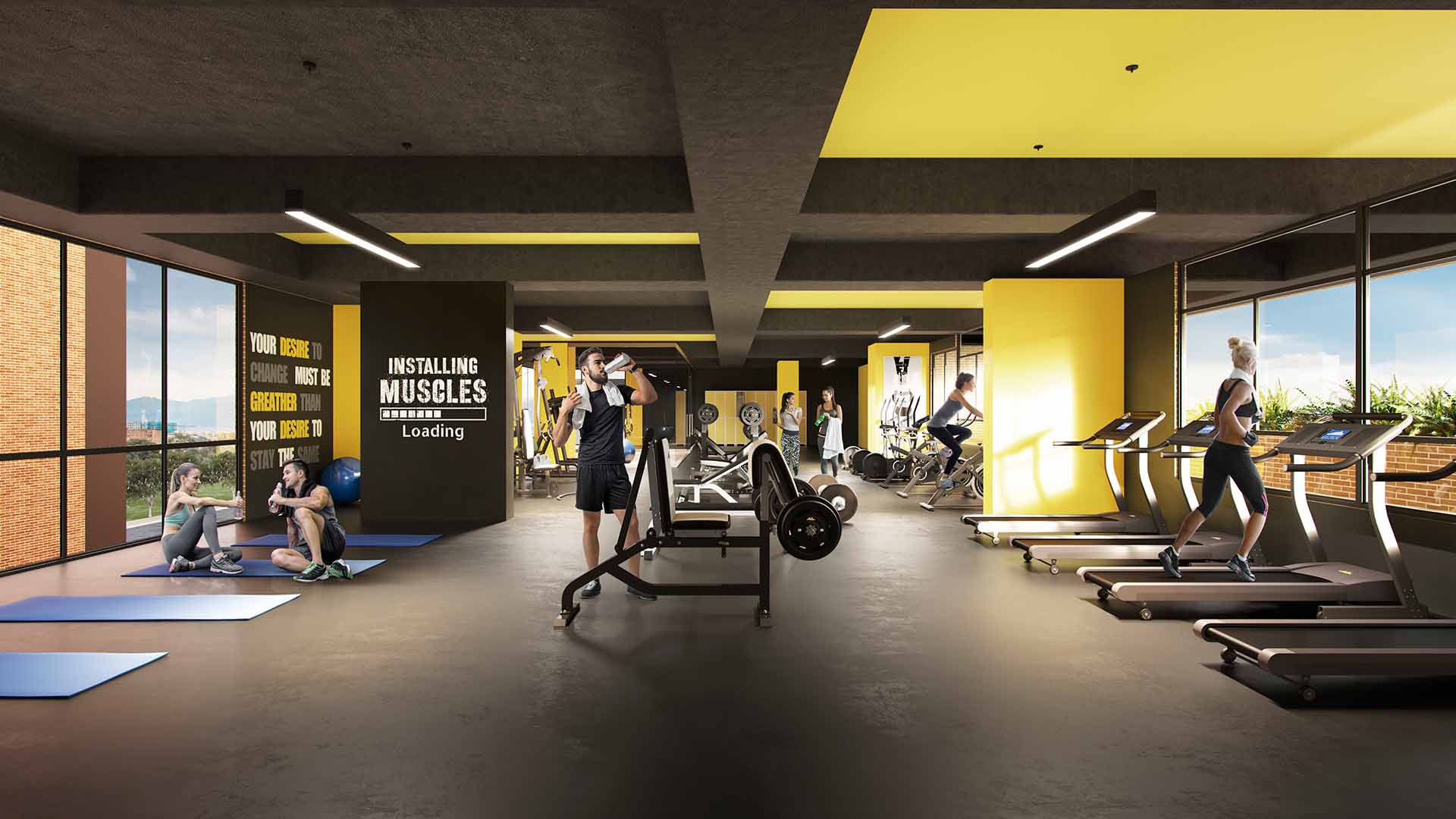 gimnasio proyecto gregal